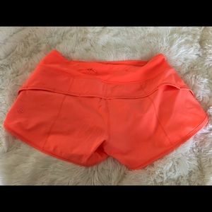 Lululemon speed shorts